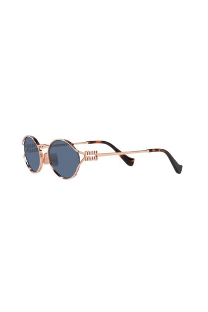 Miu Miu MU52YZVF/1V154 Kadın Güneş Gözlüğü Rose Metal Çerçeve Mavi