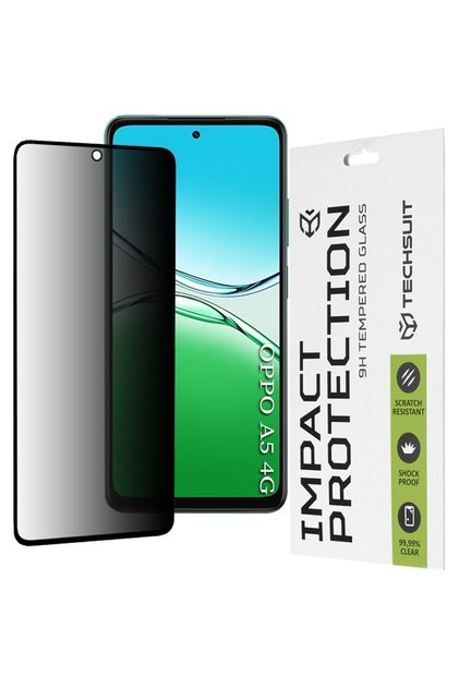 Folie pentru Oppo A5 4G - 111D Privacy Full Glue - Negru