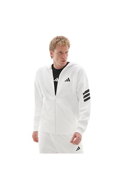 adidas JW7106-E M Fı 3S Fz Erkek Ceket Beyaz - Fiyatı, Yorumları