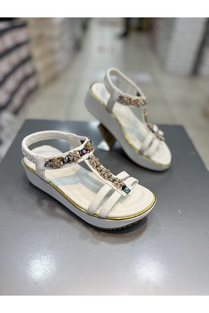 Feta Topuklu Kadın Şık Sandalet