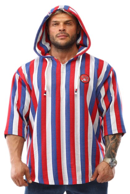 Erkek Oversize Kapşonlu Gym T-shirt 3329