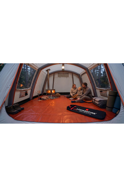 700 ° C Fireproof Camping Mat - Double-Sided Silicone Fireproof Fabric Tent and Stove Bottom Protector 300Cmx350Cm