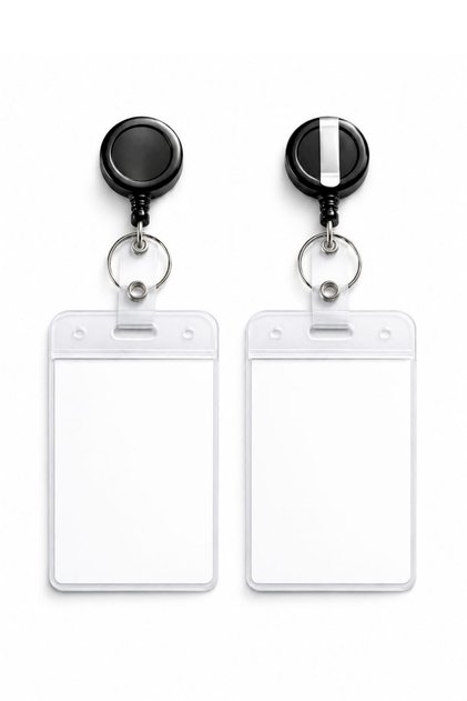 Staff Card Holder Yoyo and Waterproof Clip Card Container