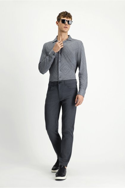 Regular Fit Yünlü Klasik Kumaş Pantolon