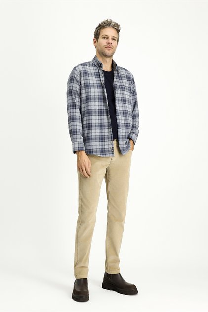 Relaxed Fit Comfortable Cut Lycra Velvet Trousers