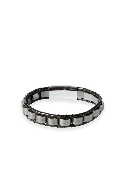 In-Line Leather Bracelet (m)