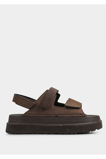 Brown Women's Flat Sandals