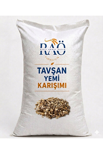 Tavşan Yemi Karışımı (Pelet Yem, Arpa Flake) - 1Kg -