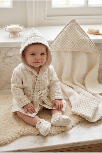Baby Girl 4-Piece Bathrobe Set Bathrobe Set