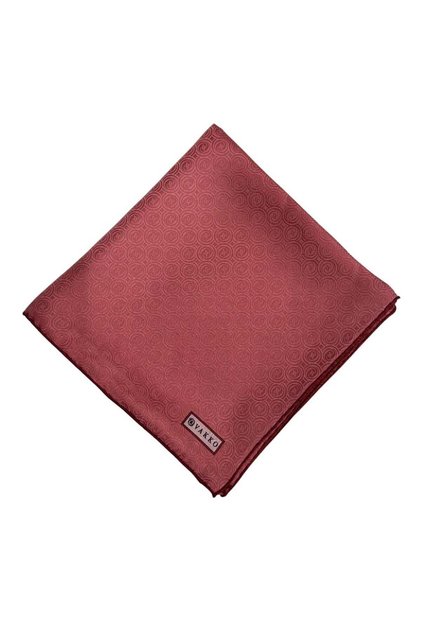 Silk Jacquard Monogram Scarf 31815-M-Dry Rose