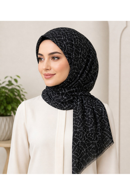 Yüzde 80 Pamuk Yazma Eşarp