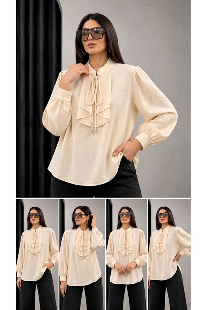 Foulard Collar Blouse