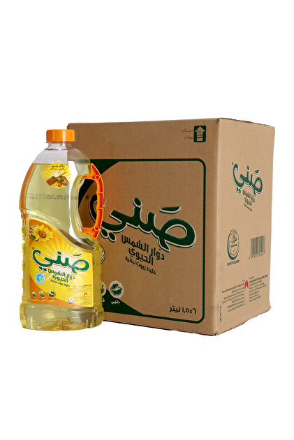 صنى زيت دوار الشمس وخليط زيوت نباتية 6*1.5 لتر