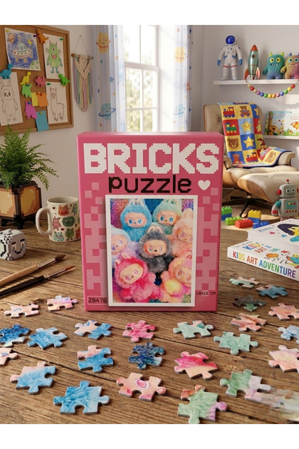 spitzpizza　x１turboＺ福袋 ZUMRANKA Bricks Puzzle 100 Parça Eğitici Mini Puzzle - 10x15 cm