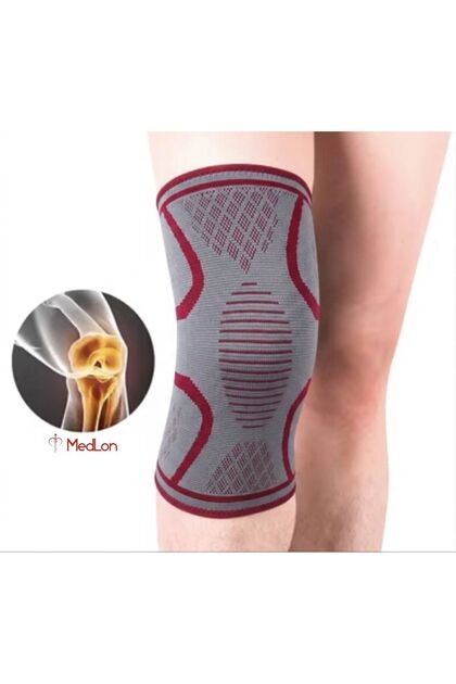 Orthopedic Protective Double-Sided Usable Elastic Knitted Lycra Compact Sports Knee Pad Volleyball Basketball Football Unisex 1 Piece Long