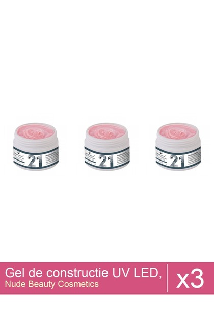 Set 3x Gel de constructie UV LED, FSM, 15g, 21