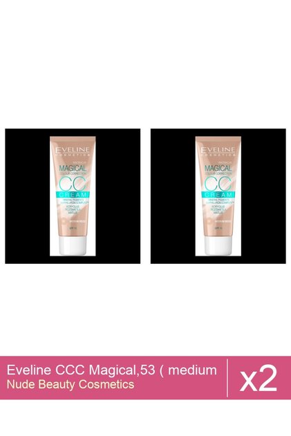 Set 2x Eveline CCC Magical,53 ( medium beige ) , 30 ml