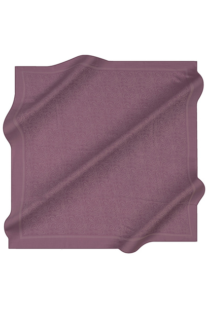 Lilac 100X100 Ethnic Jacquard Scarf