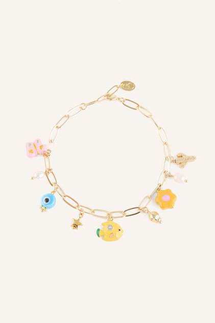Berrin Özkan X Defacto Sea Themed Chain Anklet H4671Axns