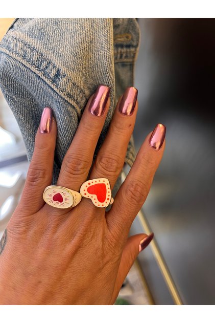 Double Heart Ring