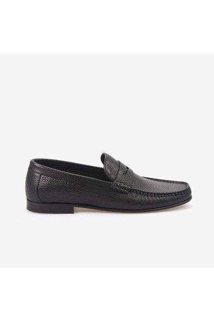 Erkek Kösele Taban Hakiki Deri Geyik Bağcıksız Klasik Günlük Ayakkabı A12502