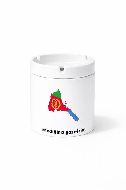 Flag of Eritrea Eritrean Illustration Country Double Sided Printed Porcelain Magic Mug Cup