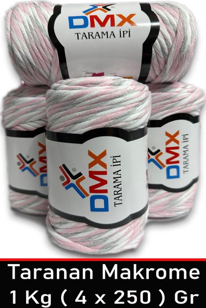 Sfoară de macrame Taranan de lux de 4 mm - Ață simplă - TMC13