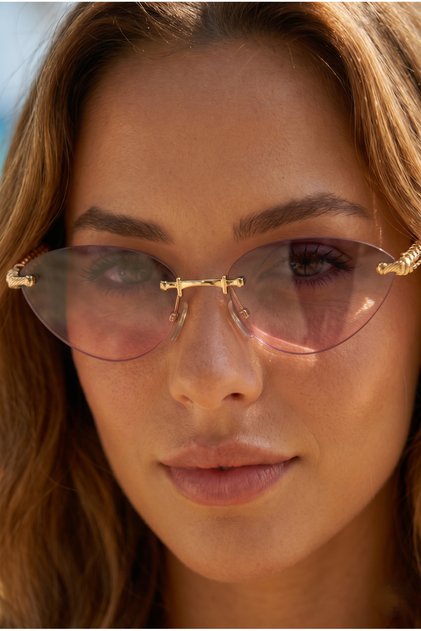 Jacartyy Versi̇on4 Rimless Sunglasses Cateye 60 Ekartman