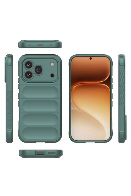 غطاء من السيليكون العرقي متوافق مع حافظة Honor 600 Pro 5G المصنوعة من مادة TPU المرنة بتصميم سطح خلفي مجوف
