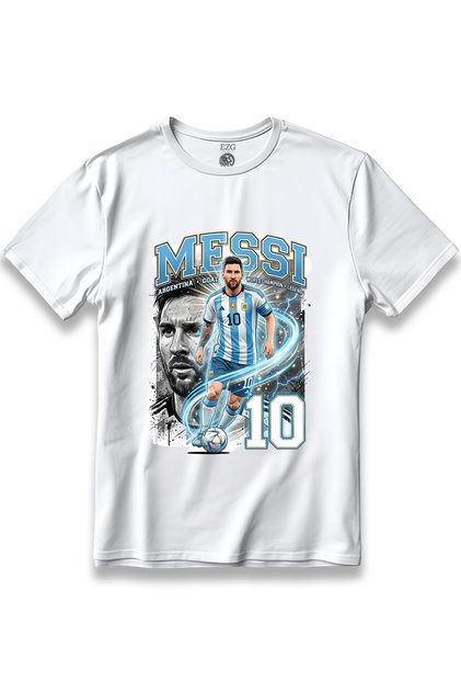2026 World Cup Lionel Messi Footballer World Cup Printed T-Shirt Unisex 100% Cotton Breathable Thick Fabric T-Shirt