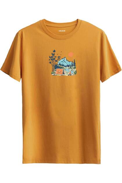Mountain Camping Printed T-Shirt