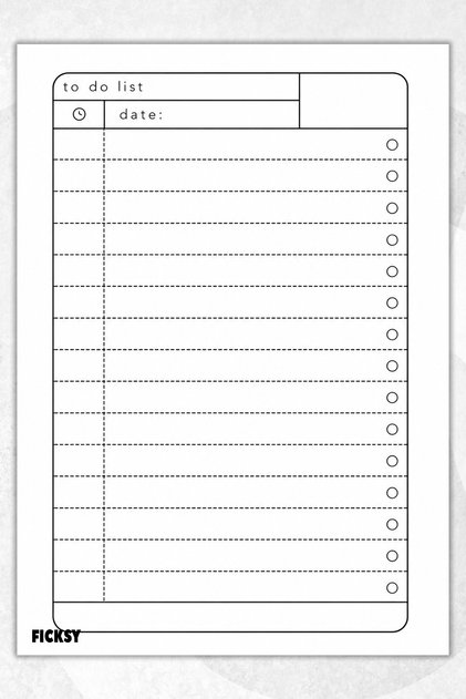 To-Do List - A5 - 50 Pages - to Do List - Checklist - Check List - Planner
