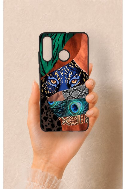 Huawei P30 Lite Compatible Amazon Tiger Pattern Silicone Case