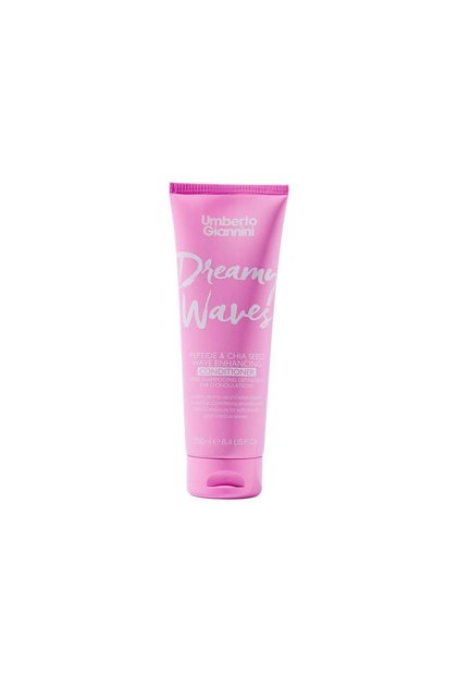 Balsam pentru definirea părului ondulat, cu peptide și extract de semințe de chia, Dreamy Waves, Umberto Giannini, 250 ml