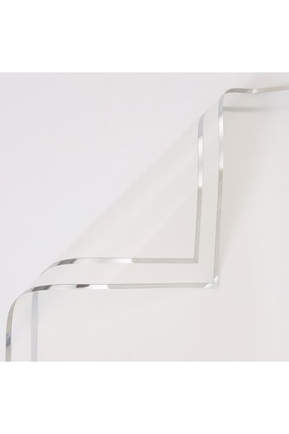 40 coli Cellofan floral din plastic, alb, 57x57 cm