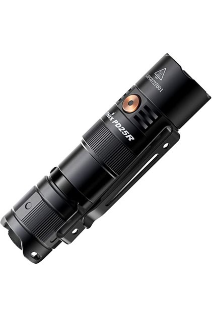 Mini lanterna reincarcabila, Fenix, Aluminiu, 800 lumeni, Negru