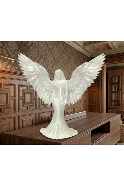 3D Baskı Dekoratif Renkli Melek figürleri 19 cm