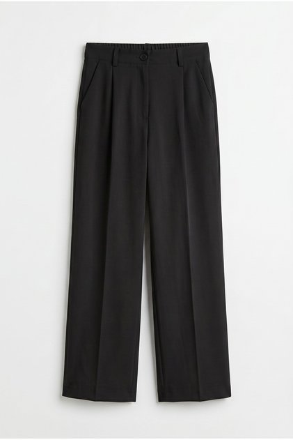 Women's High Waist Regular Classic Trousers El-1037