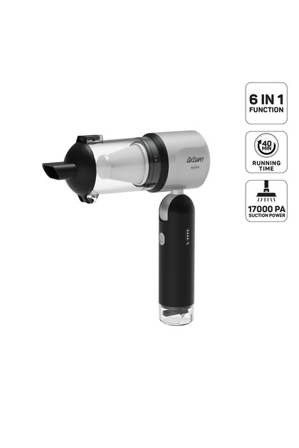 AR4500 RushX Araç İçi Süpürge 17000Pa 6-in-1 Şarjlı Kablosuz Güçlü Vakumlu El Süpürgesi