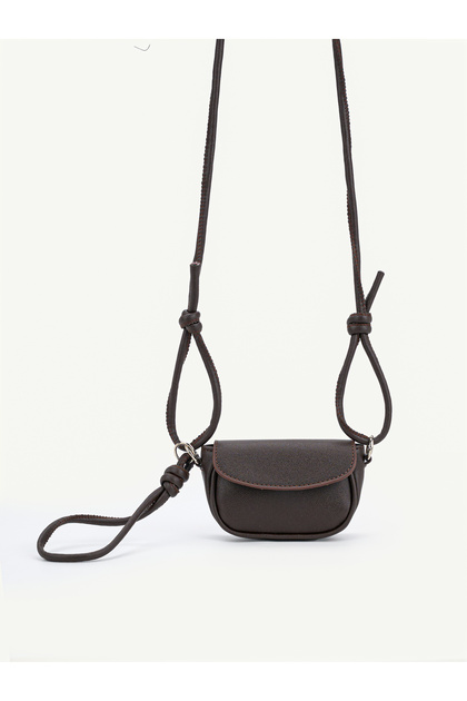 Icon Adjustable Knot Strap with Wrist Hanging Accessory Daily Use Women's Hand and Shoulder Bag