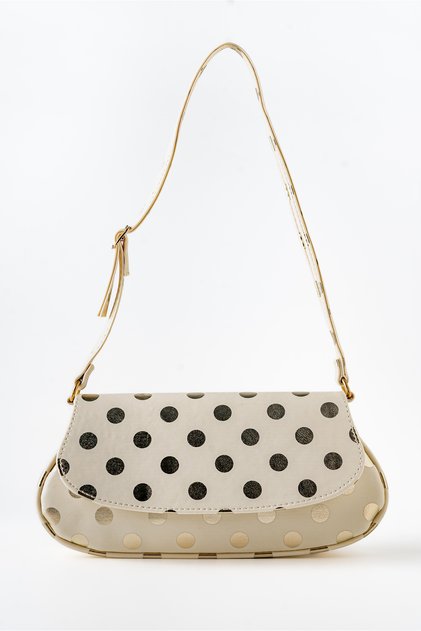Women's flap baguette handbag and shoulder bag