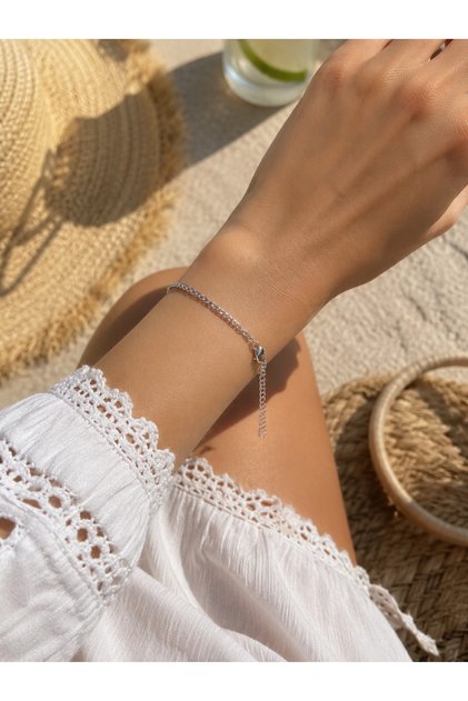 Steel Fine Mesh Women's / Men's Bracelet with Gold / Silver Extension Chain