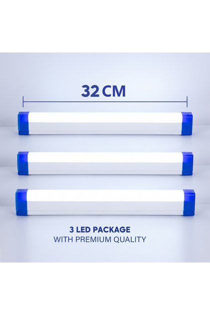 32 cm Slim LED Light Bar Set (3-Pack)