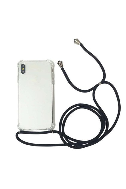 Husă compatibilă cu iPhone 15 Plus, Transparentă, TPU, Negru - negru