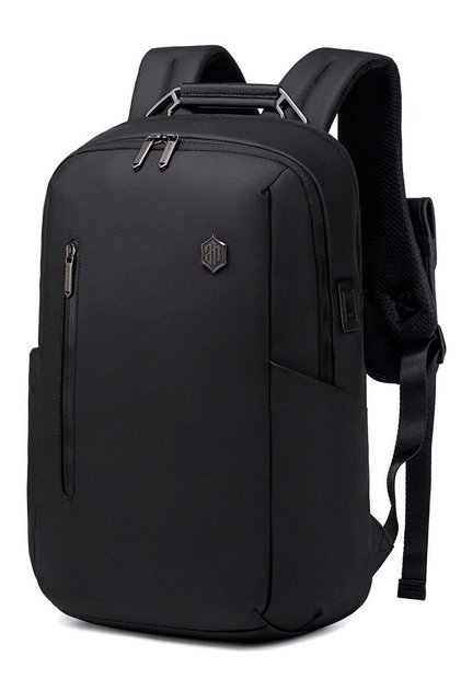 Unisex Slim Laptop Backpack Water Resistant Anti-Theft Daypack with USB/Type-C Port for Business Casual Travel College for Men Women, B00915, Black