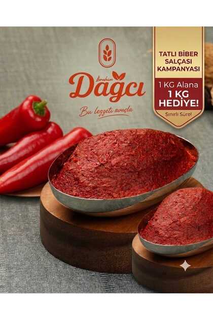 TATLI BİBER SALÇASI ( 1 KG ALANA + 1 KG BEDAVA)