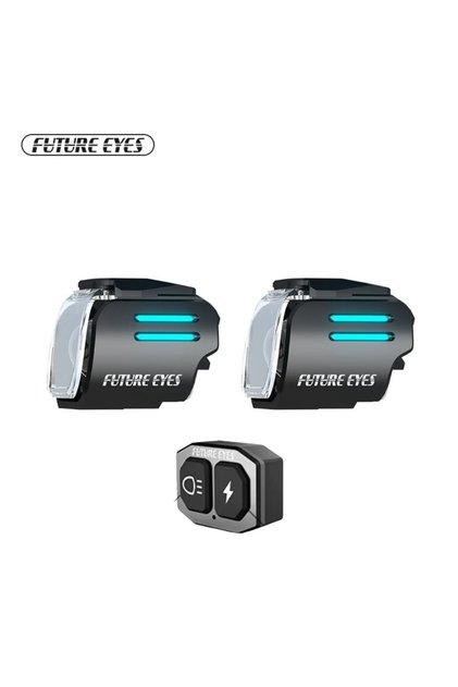 UF1 Motosiklet Sis Farı 60W Mavi Angel (Wireless Tuş Takımı)