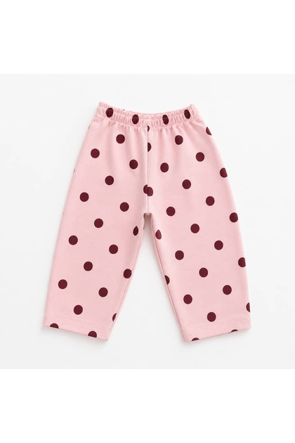 Girl's Polka Dot Shalwar Cut Pants
