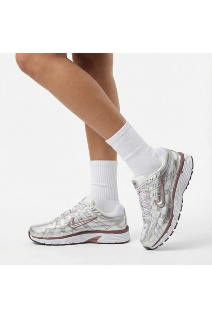 P-60/00 WMNS "WHITE META/LLIC SILVER"(yousports)