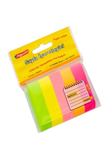 Index Paper 15X50Mm 5 Colors